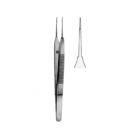 MİKRO PENSET ELMAS AĞIZLI 0.40MM DÜZ 18CM